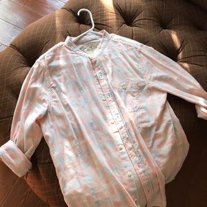 Hollister Button Up Orange